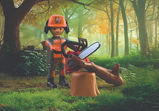 Playmobil Special Plus Ξυλοκόπος Με Αλυσοπρίονο (72150)