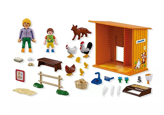 Playmobil Country Κοτέτσι Με Αλεπού (72168)