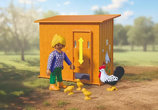 Playmobil Country Κοτέτσι Με Αλεπού (72168)