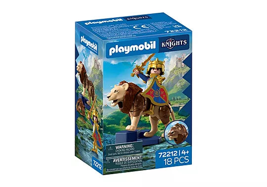 Playmobil Knights Χρυσός Ιππότης Με Λιοντάρι (72212)