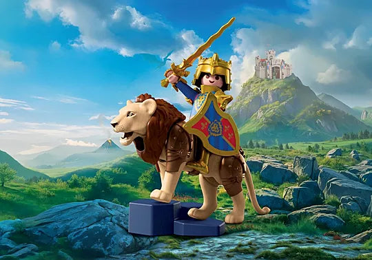 Playmobil Knights Χρυσός Ιππότης Με Λιοντάρι (72212)