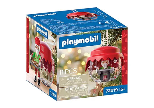 Playmobil Christmas Χριστουγεννιάτικη Μπάλα: Άη Βασίλης - Φούρναρης (72219)