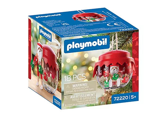 Playmobil Christmas Χριστουγεννιάτικη Μπάλα: Άη Βασίλης - Αρσιβαρίστας (72220)