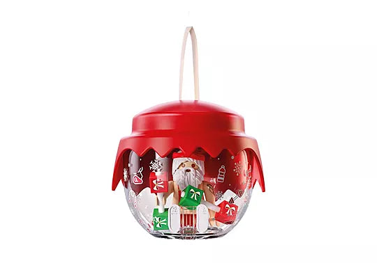 Playmobil Christmas Χριστουγεννιάτικη Μπάλα: Άη Βασίλης - Αρσιβαρίστας (72220)