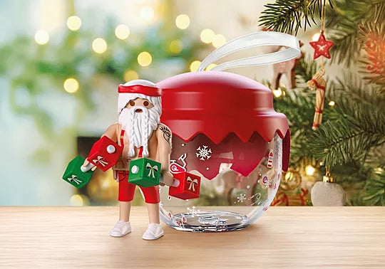 Playmobil Christmas Χριστουγεννιάτικη Μπάλα: Άη Βασίλης - Αρσιβαρίστας (72220)