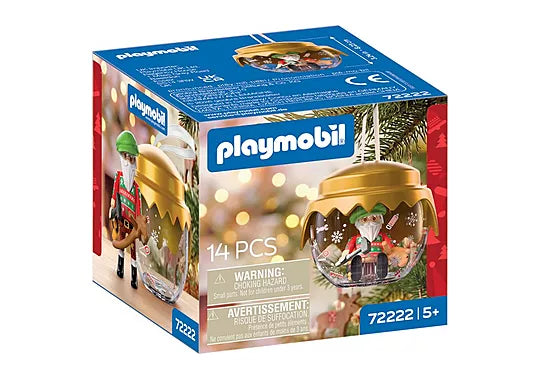 Playmobil Christmas Χριστουγεννιάτικη Μπάλα: Άη Βασίλης - Σχεδιαστής Παιχνιδιών (72222)