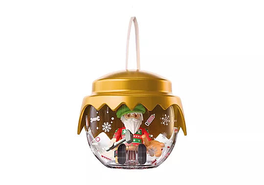 Playmobil Christmas Χριστουγεννιάτικη Μπάλα: Άη Βασίλης - Σχεδιαστής Παιχνιδιών (72222)
