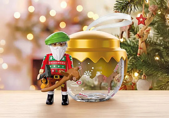 Playmobil Christmas Χριστουγεννιάτικη Μπάλα: Άη Βασίλης - Σχεδιαστής Παιχνιδιών (72222)