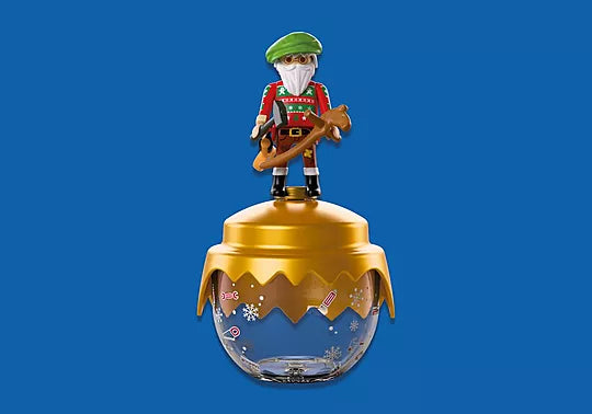 Playmobil Christmas Χριστουγεννιάτικη Μπάλα: Άη Βασίλης - Σχεδιαστής Παιχνιδιών (72222)