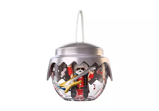 Playmobil Christmas Χριστουγεννιάτικη Μπάλα: Άη Βασίλης - Ροκ Σταρ (72223)