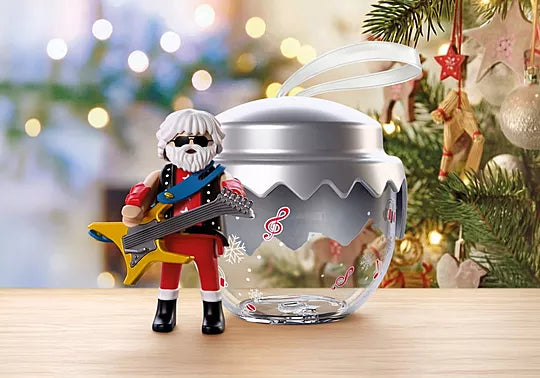 Playmobil Christmas Χριστουγεννιάτικη Μπάλα: Άη Βασίλης - Ροκ Σταρ (72223)