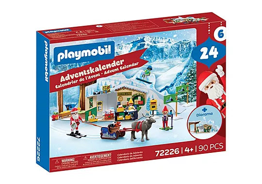 Playmobil Christmas Χριστουγεννιάτικο Ημερολόγιο: Εργαστήριο του Άη Βασίλη (72226)