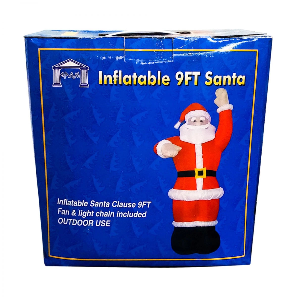 Φουσκωτός Άγιος Βασίλης 270cm με Φως Ηλεκτρικός (ZG8009/9)