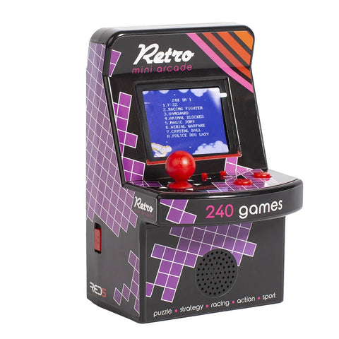 RED5 Retro Mini Arcade Machine Λιλιπούτεια Παιχνιδομηχανή με 240 Retro Παιχνίδια (72842) - Fun Planet