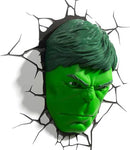 3D Light FX – 3DL – Marvel Hulk Face 3D Deco Light (75193) - Fun Planet