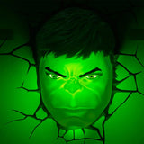 3D Light FX – 3DL – Marvel Hulk Face 3D Deco Light (75193) - Fun Planet