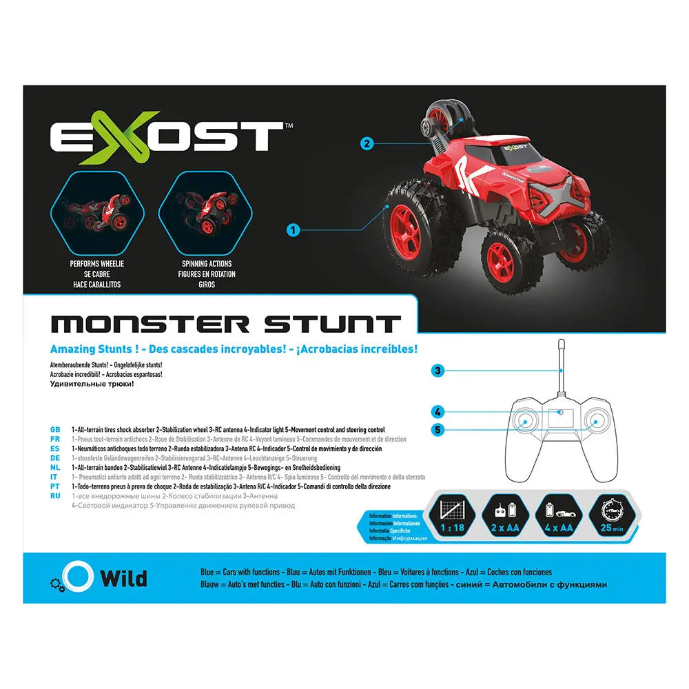 Silverlit Exost R/C Τηλεκατευθυνόμενο Αυτοκίνητο Exost Monster Stunt (7530-20241) - Fun Planet