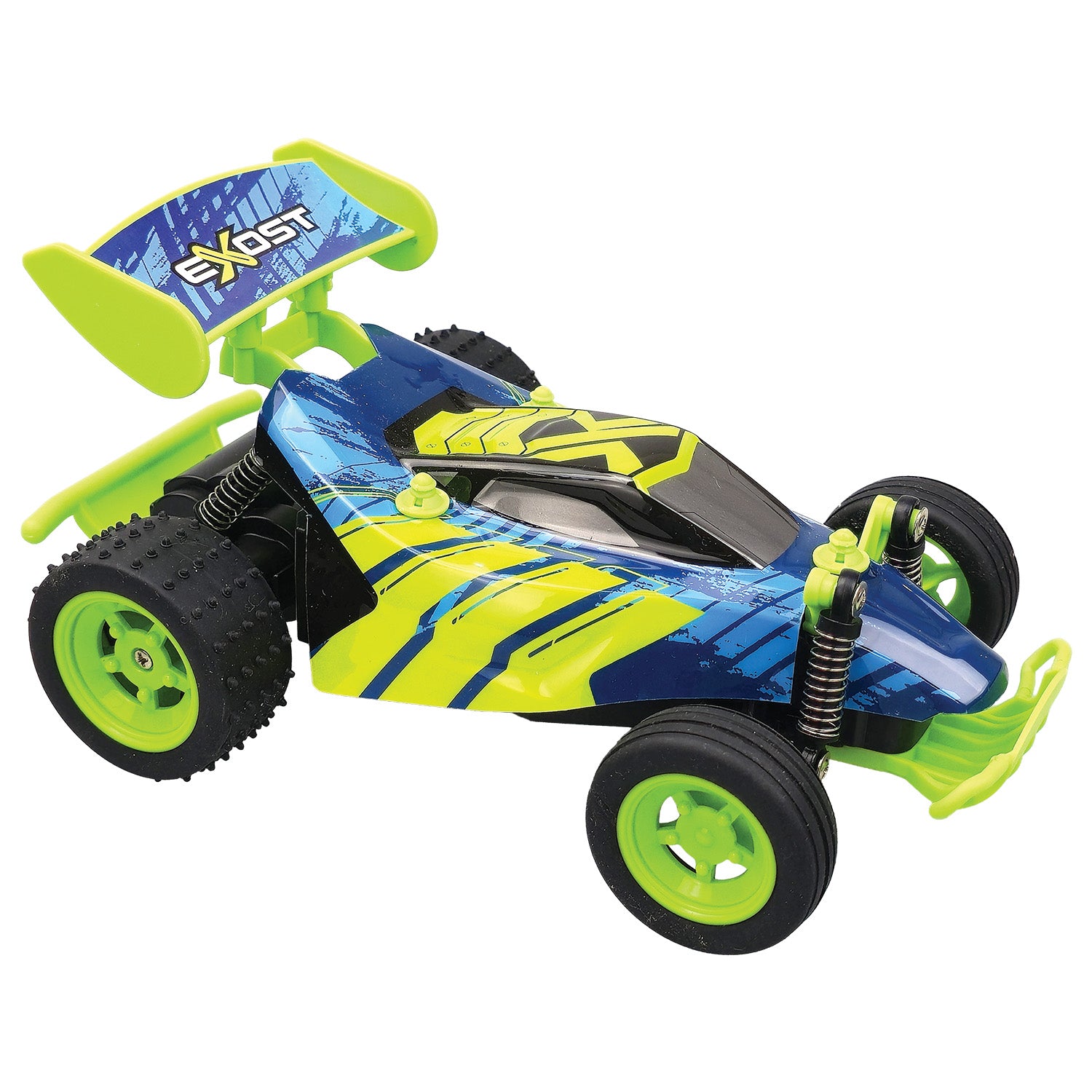Exost 360 Cross LED Remote Control Car Green (7530-20247)