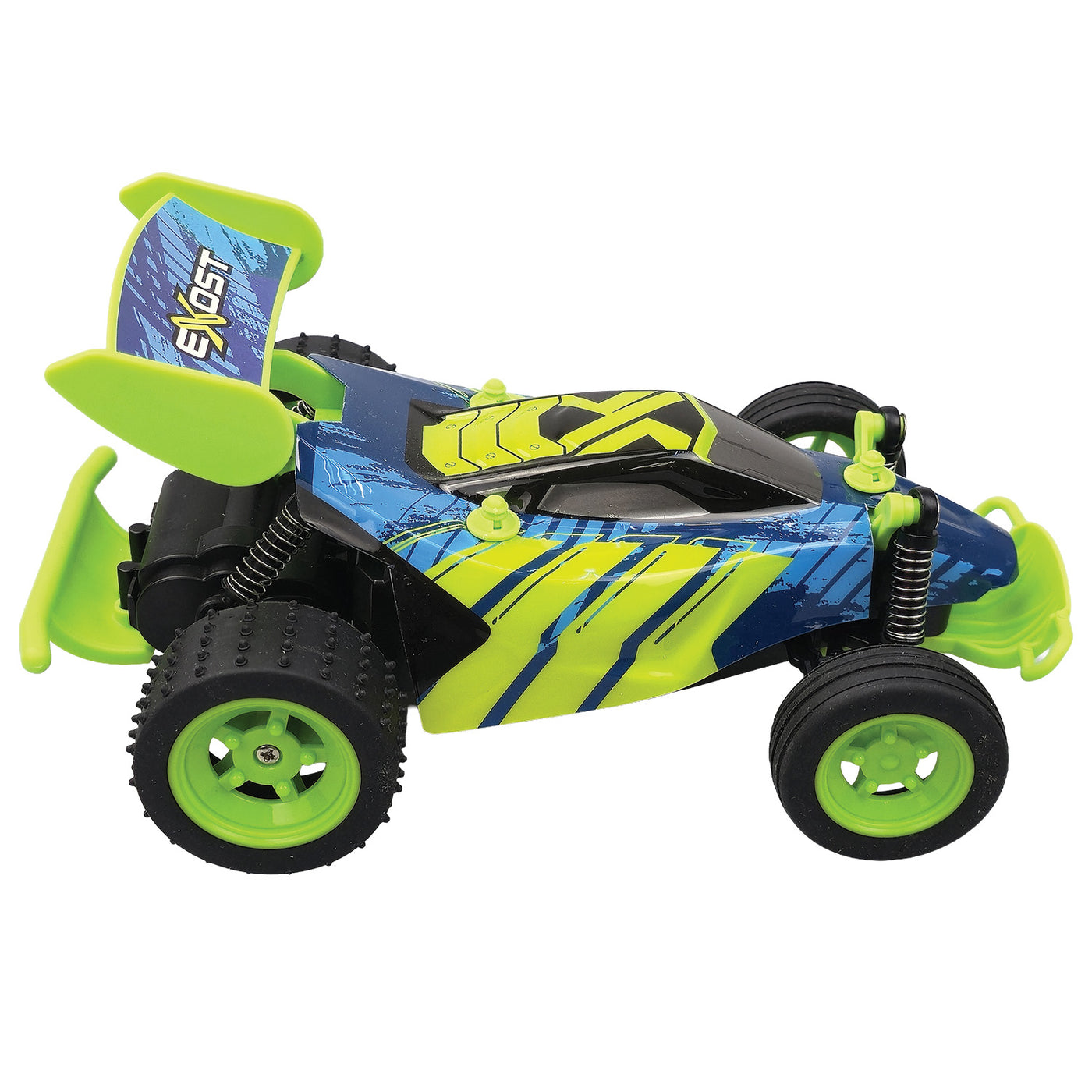 Exost 360 Cross LED Remote Control Car Green (7530-20247)