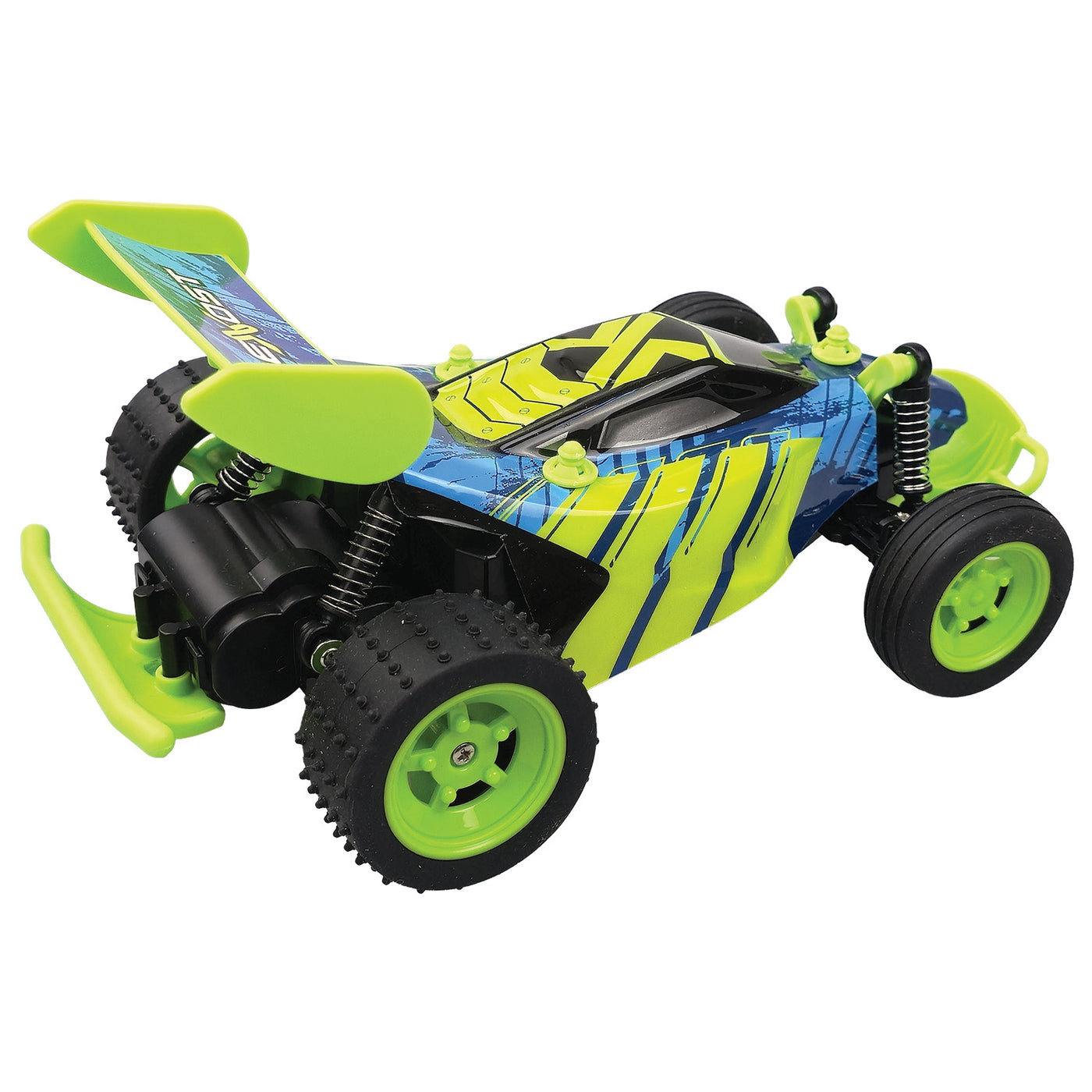 Exost 360 Cross LED Remote Control Car Green (7530-20247)