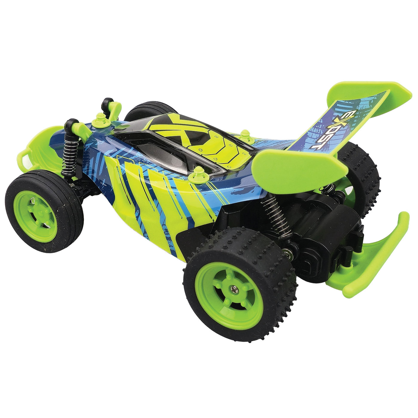 Exost 360 Cross LED Remote Control Car Green (7530-20247)