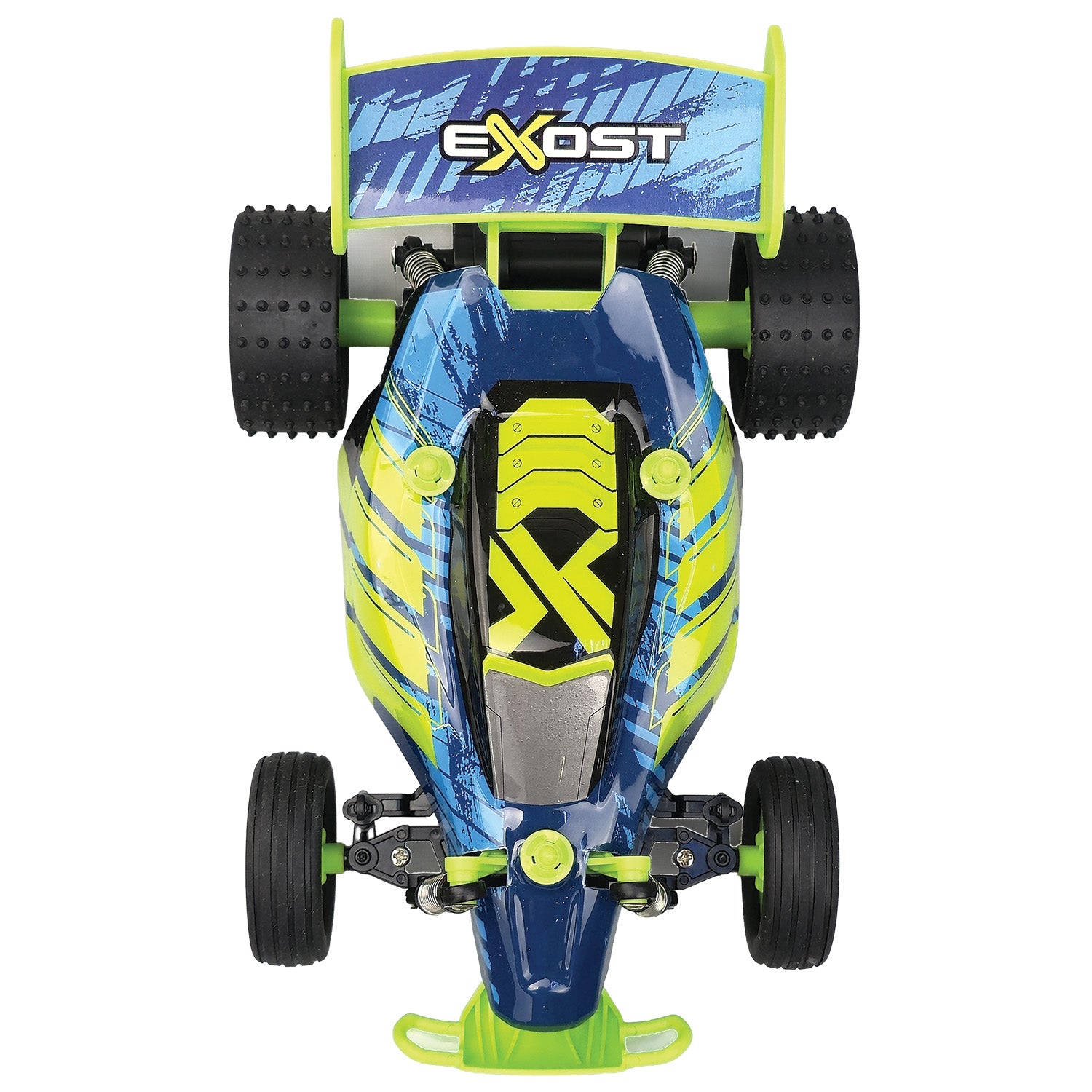 Exost 360 Cross LED Remote Control Car Green (7530-20247)