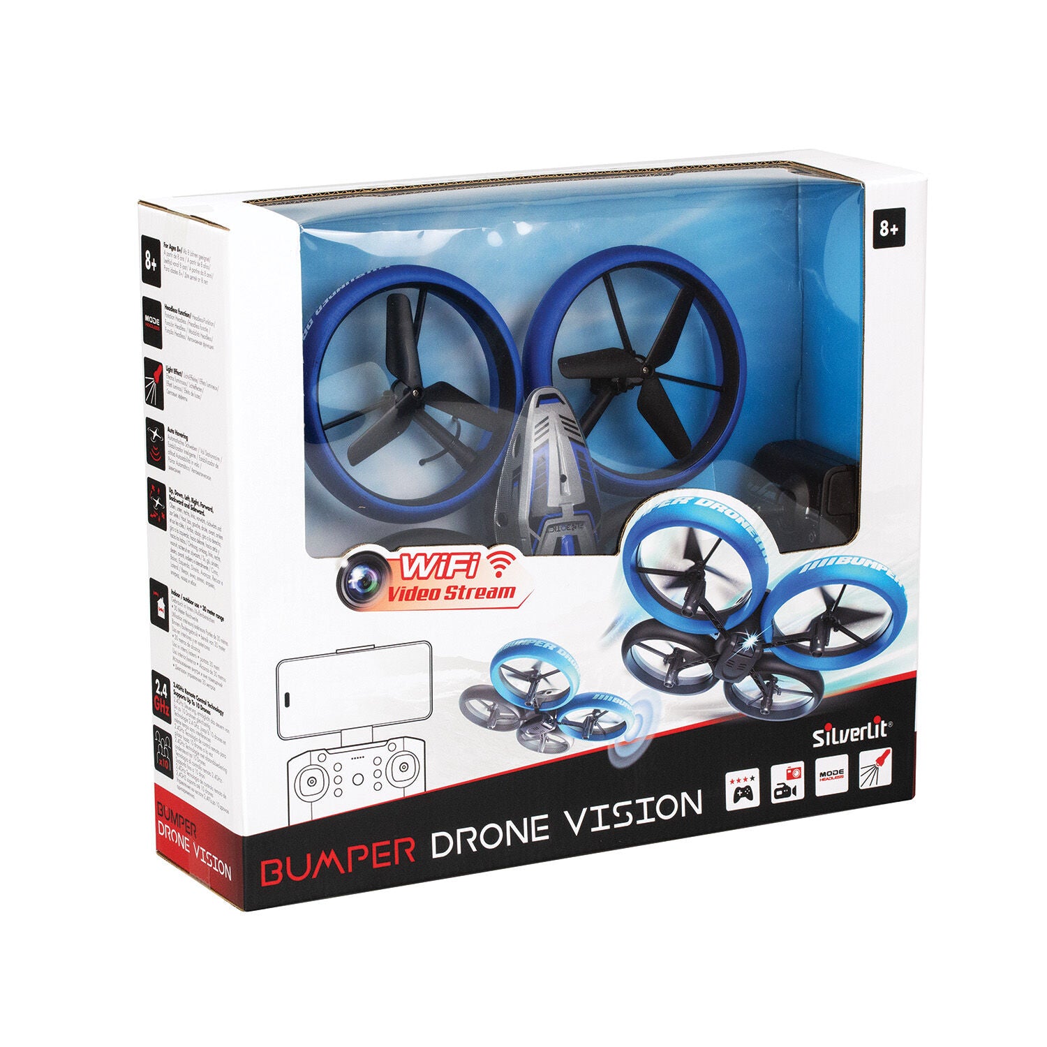 Silverlit Flybotic Bumper Drone Τηλεκατευθυνόμενο Drone (7530-84829)