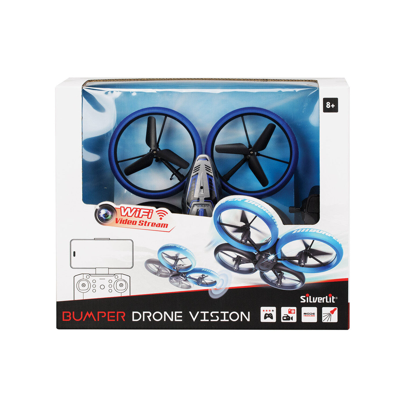 Silverlit Flybotic Bumper Drone Τηλεκατευθυνόμενο Drone (7530-84829)