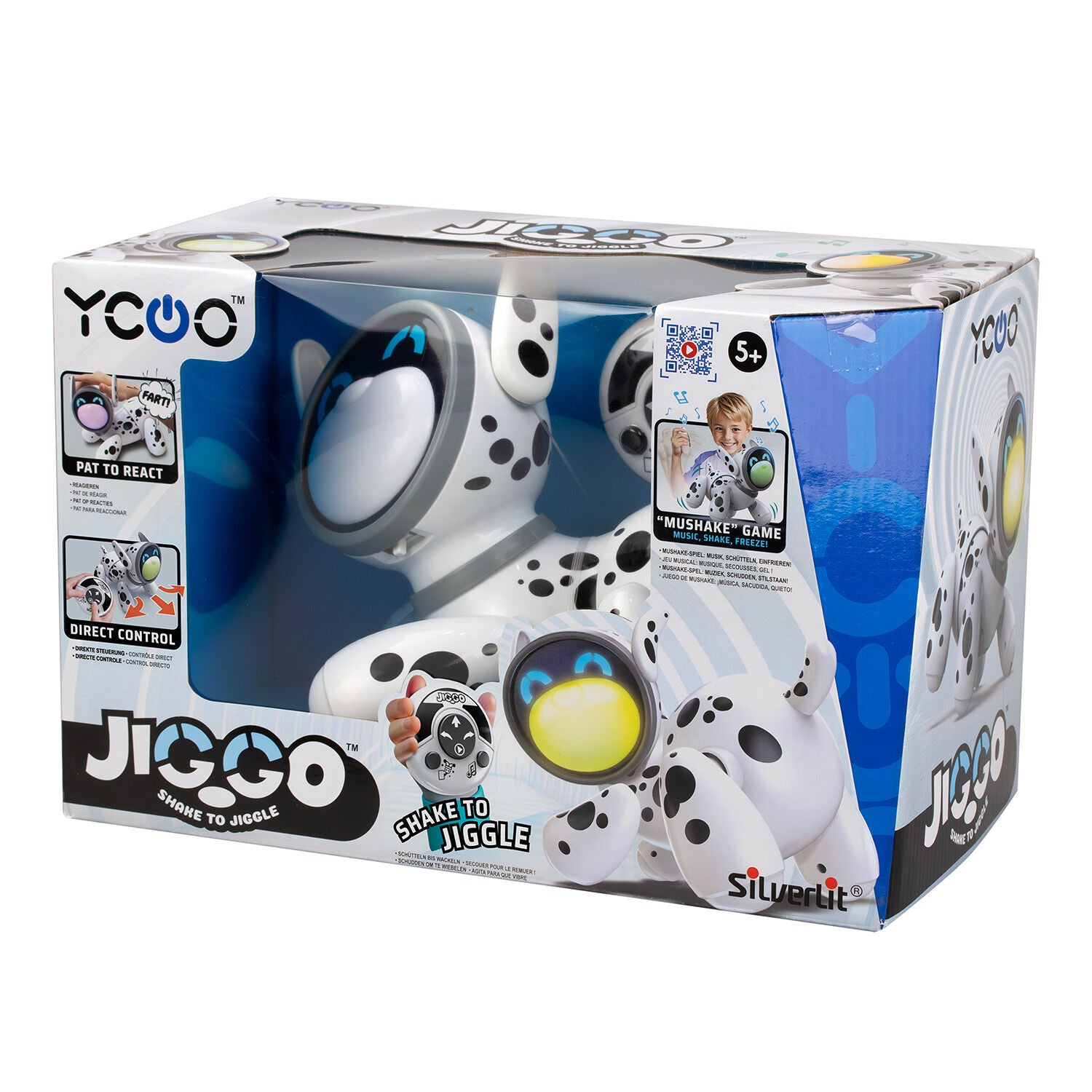Silverlit Ycoo Jiggo Ηλεκτρονικό Ρομπότ Σκυλάκι (7530-88497)