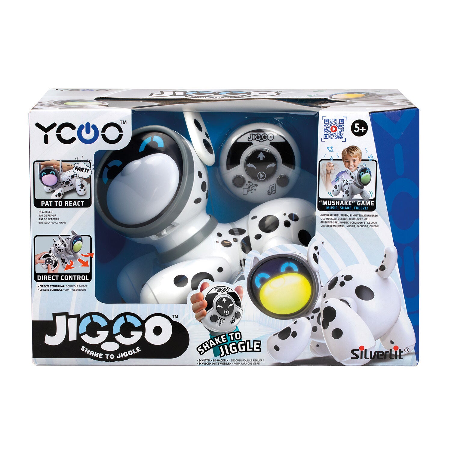 Silverlit Ycoo Jiggo Ηλεκτρονικό Ρομπότ Σκυλάκι (7530-88497)