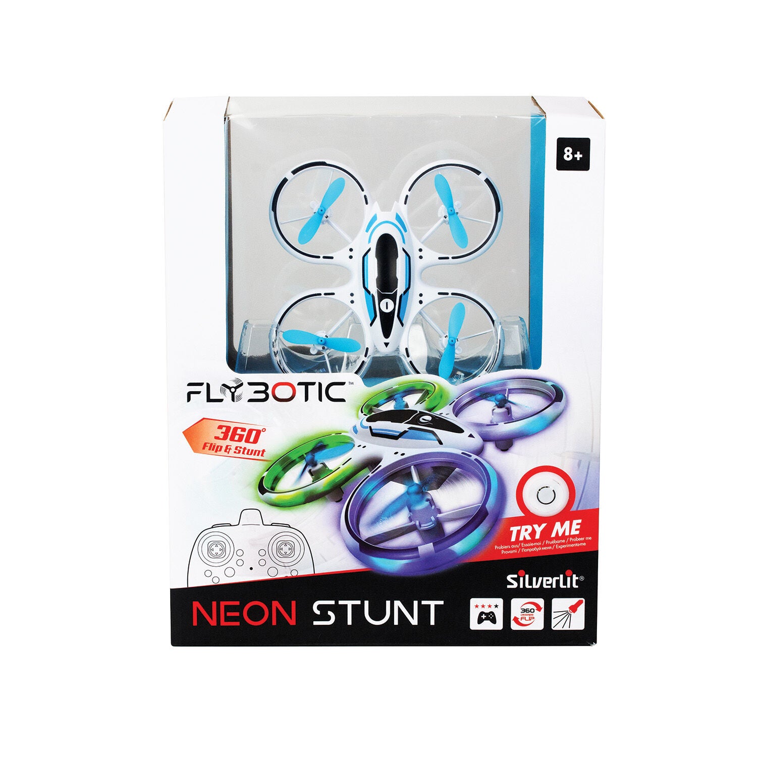 Silverlit Flybotic Neon Stunt Τηλεκατευθυνόμενο Drone (7530-84827) - Fun Planet