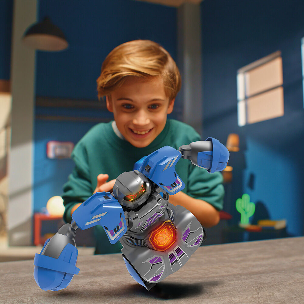Silverlit Ycoo Robo Kombat 360 Tornado Σετ 2 Τηλεκατευθυνόμενα Ρομπότ Μαχητές Κόκκινο (7530-86883) - Fun Planet