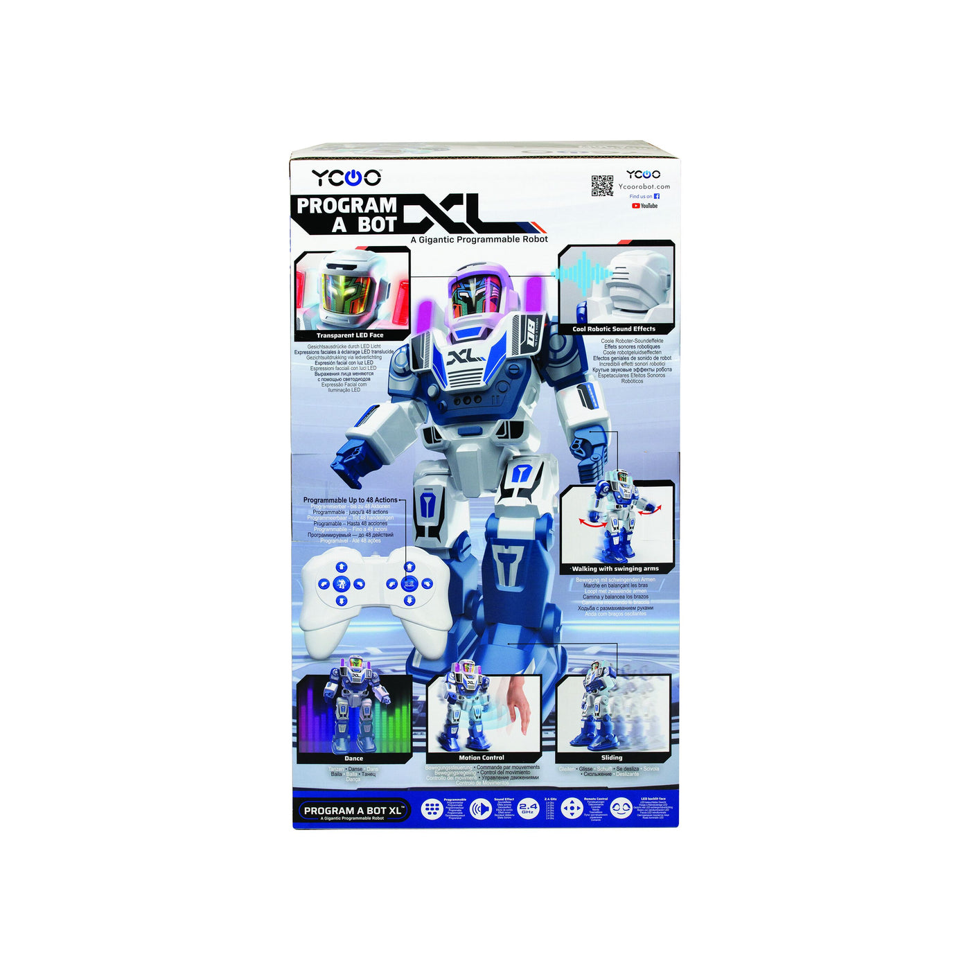 Silverlit Ycoo Program A Bot XL Τηλεκατευθυνόμενo Ρομπότ (7530-88000) - Fun Planet