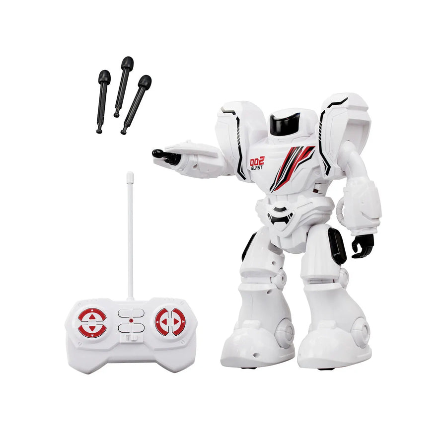 Silverlit Ycoo Robo Blast One Τηλεκατευθυνόμενα Ρομπότ Λευκό (7530-88589) - Fun Planet