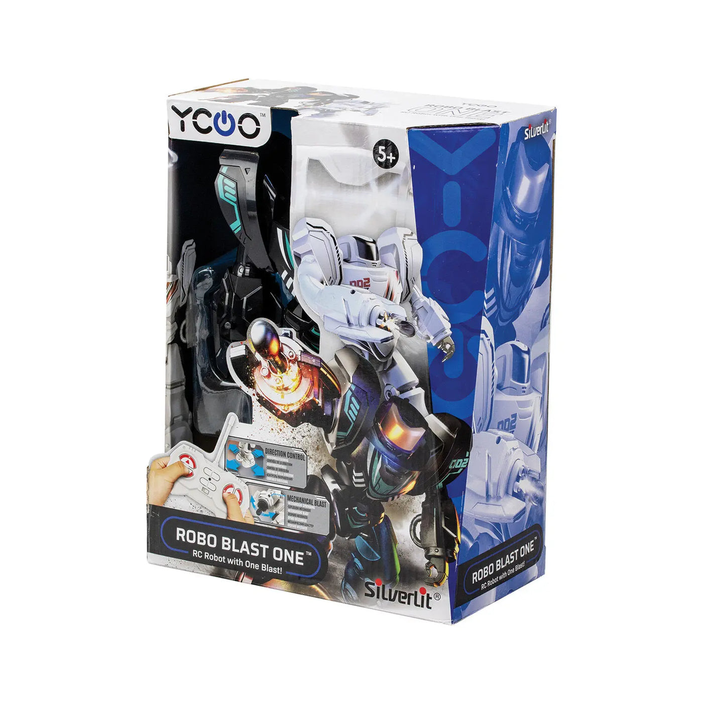 Silverlit Ycoo Robo Blast One Τηλεκατευθυνόμενα Ρομπότ Μαύρο (7530-88589) - Fun Planet