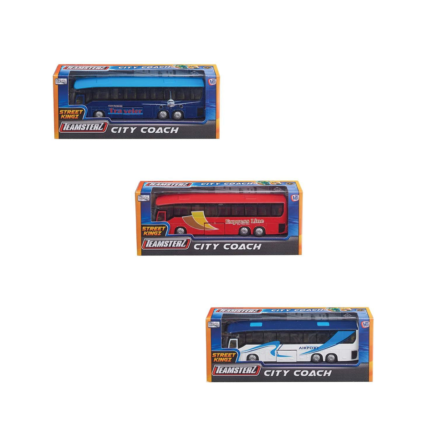 Teamsterz Λεωφορείο Die-Cast 1 τεμάχιο (7535-70246) - Fun Planet