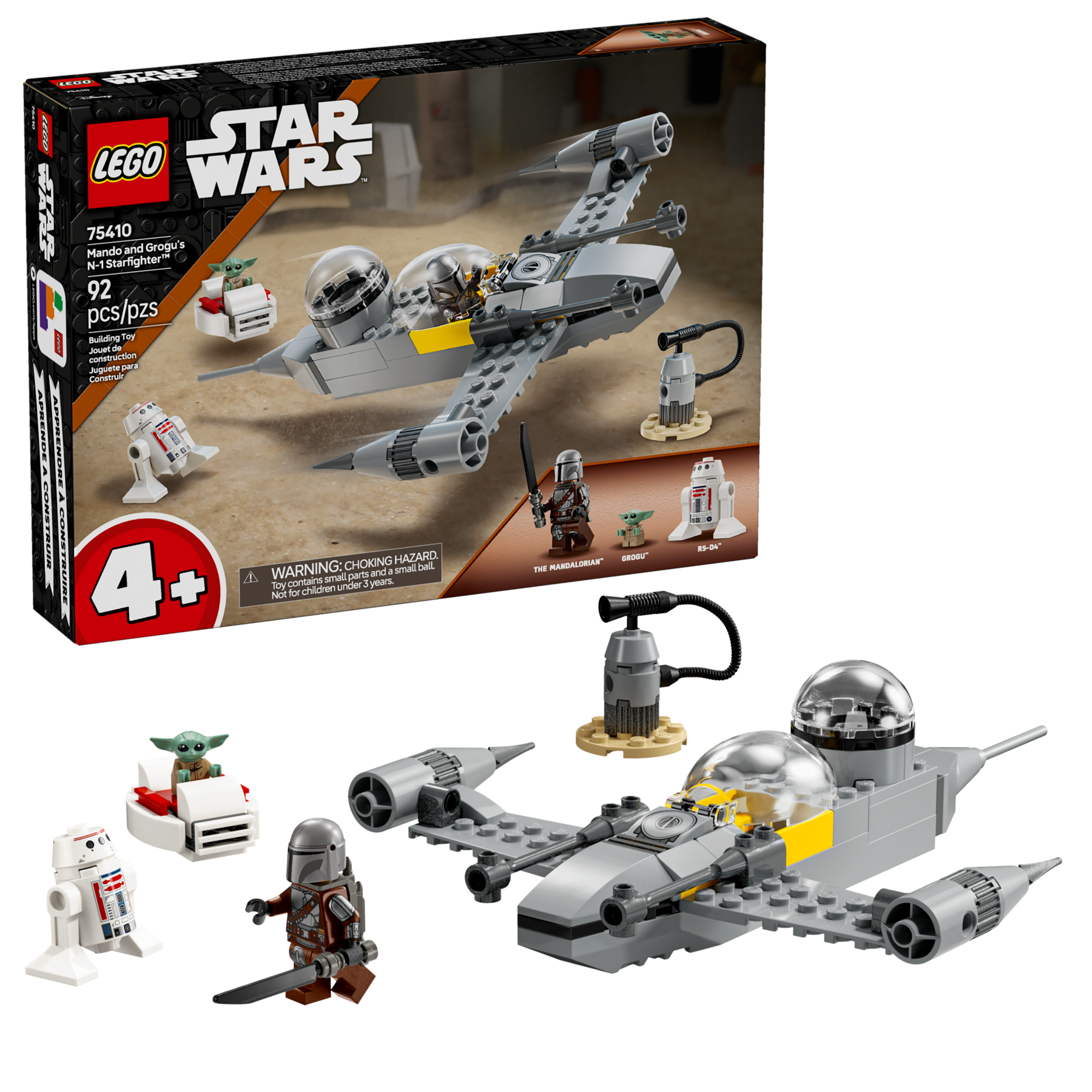 LEGO Star Wars Mando And Grogu's N-1 Starfighter™ (75410)