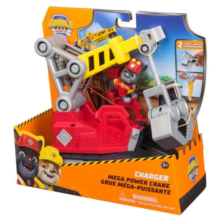 Paw Patrol Rubble & Crew Charger Mega Power Crane Vehicle (6073295)
