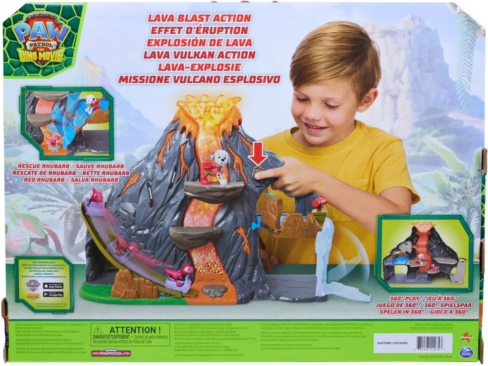 Paw Patrol The Dino Movie Volcano Rescue Playset (6076336)