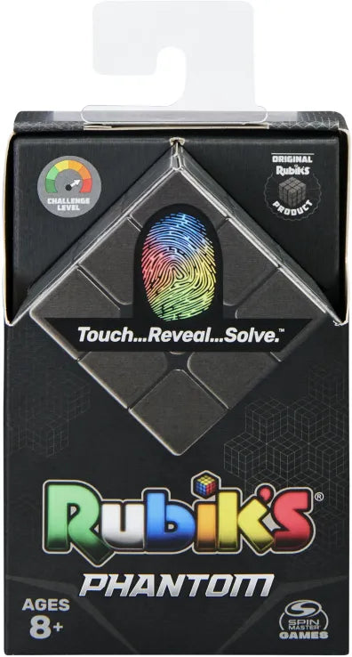 Spin Master Rubik's Cube: 3X3 Phantom - Touch & Reveal Cube (6064647) - Fun Planet