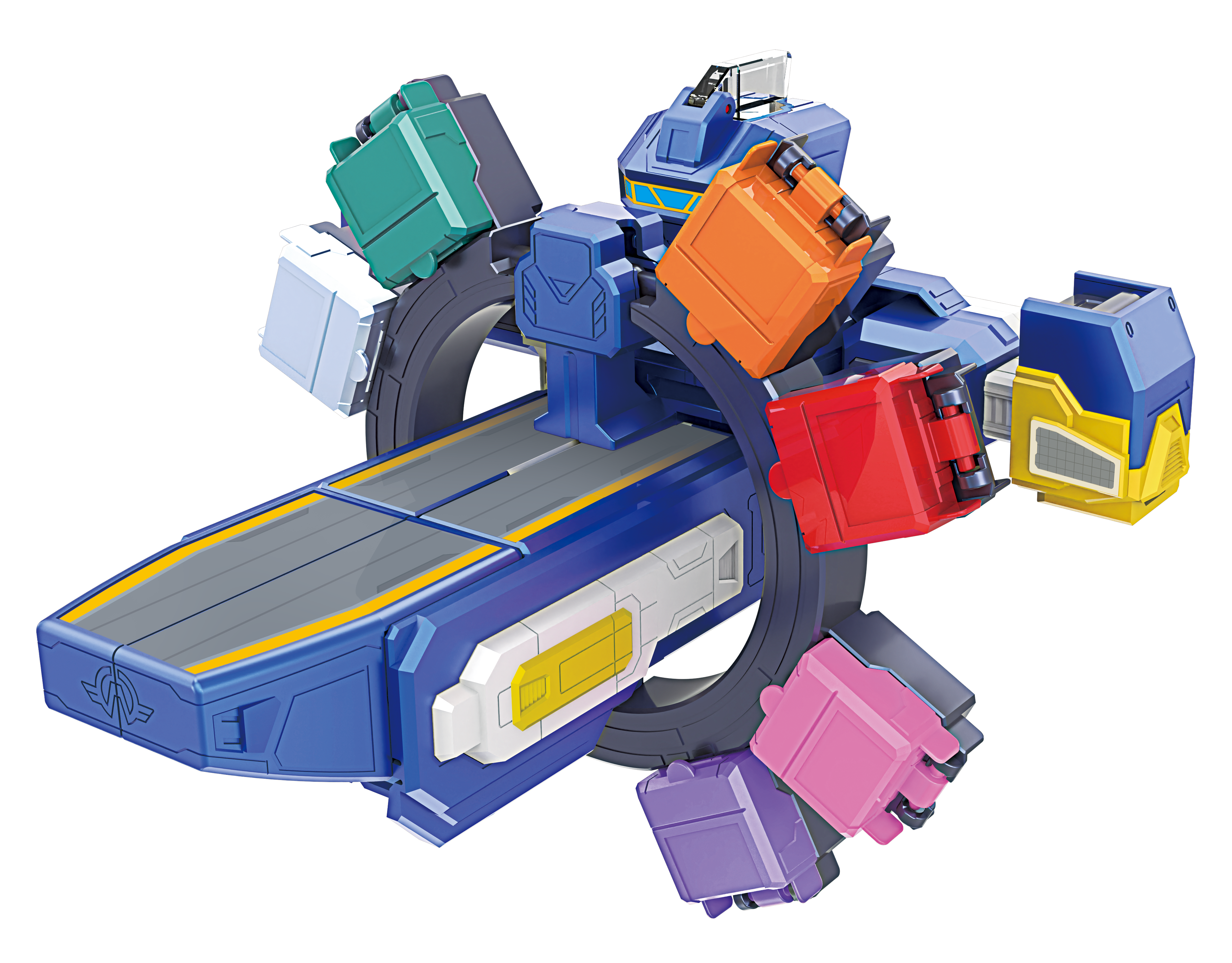 Super Wings Electric Heroes Transforming World Spaceport (780288)