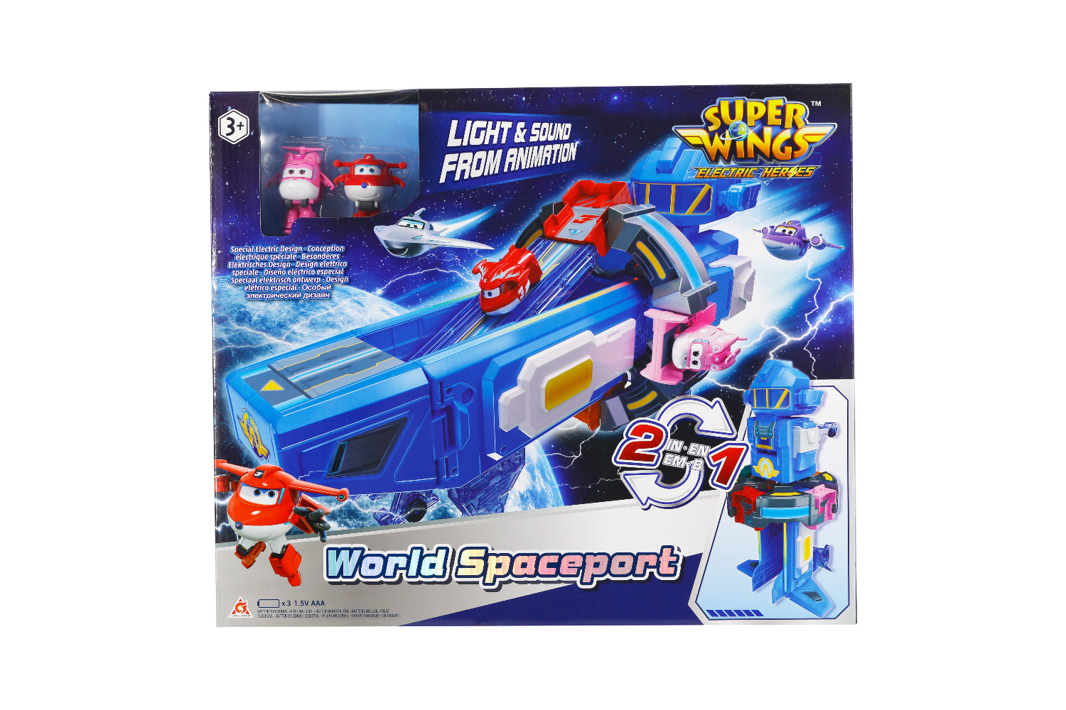 Super Wings Electric Heroes World Spaceport (780810)