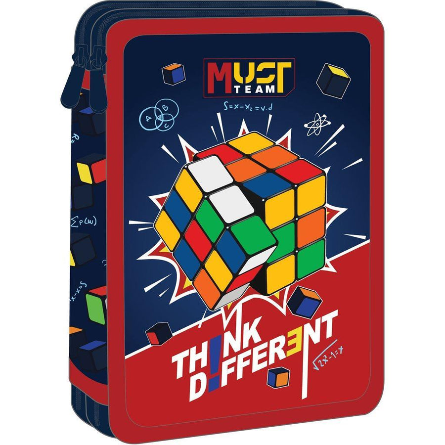 Σχολική Κασετίνα Διπλή Γεμάτη Think Different Must Team (586729) - Fun Planet