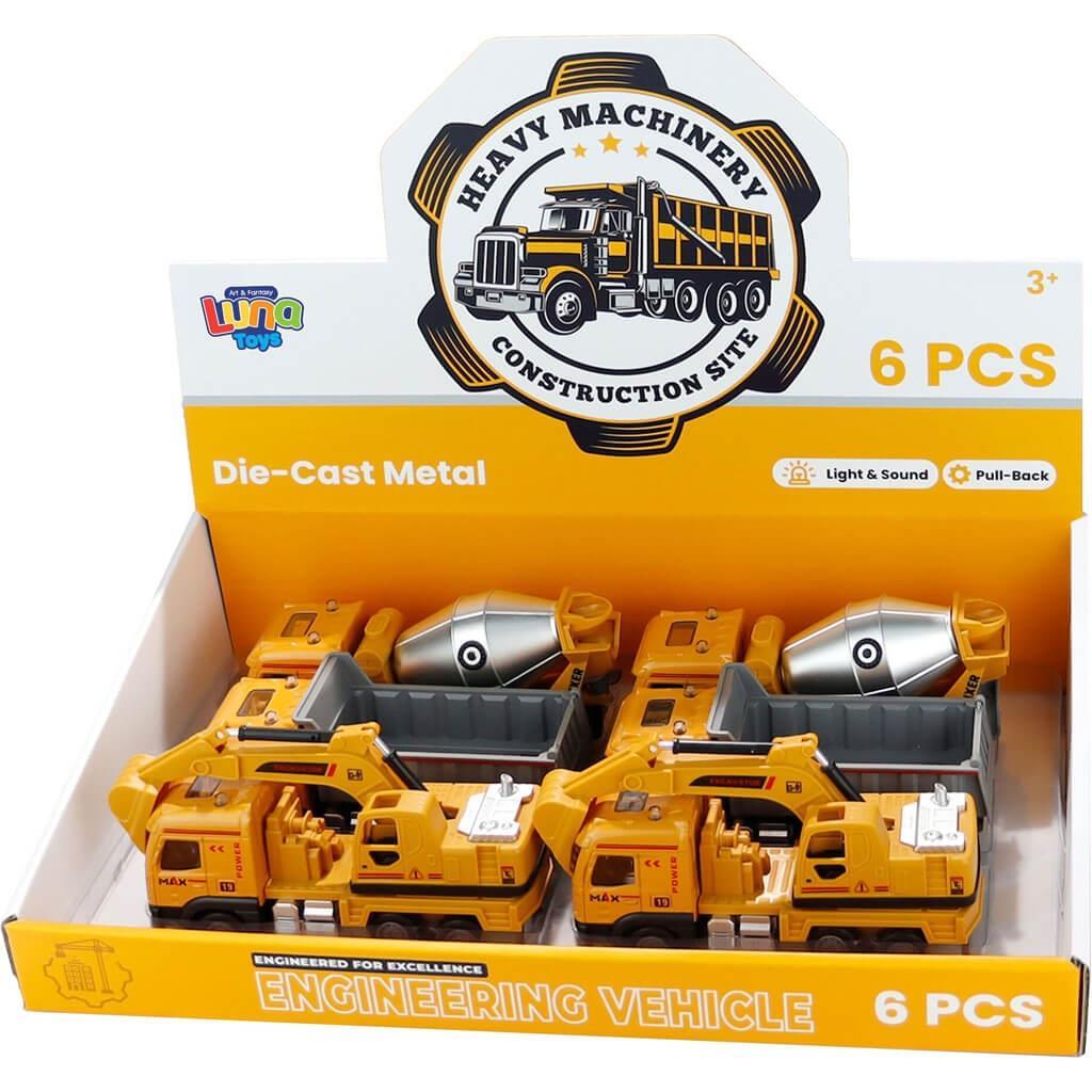 Friction Excavator Truck 25cm with Lights and Sounds (RJ002C)