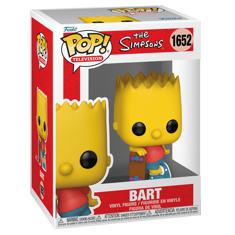 Funko Pop! Television: Bart The Simpsons #1652 Vinyl Figure (80071)