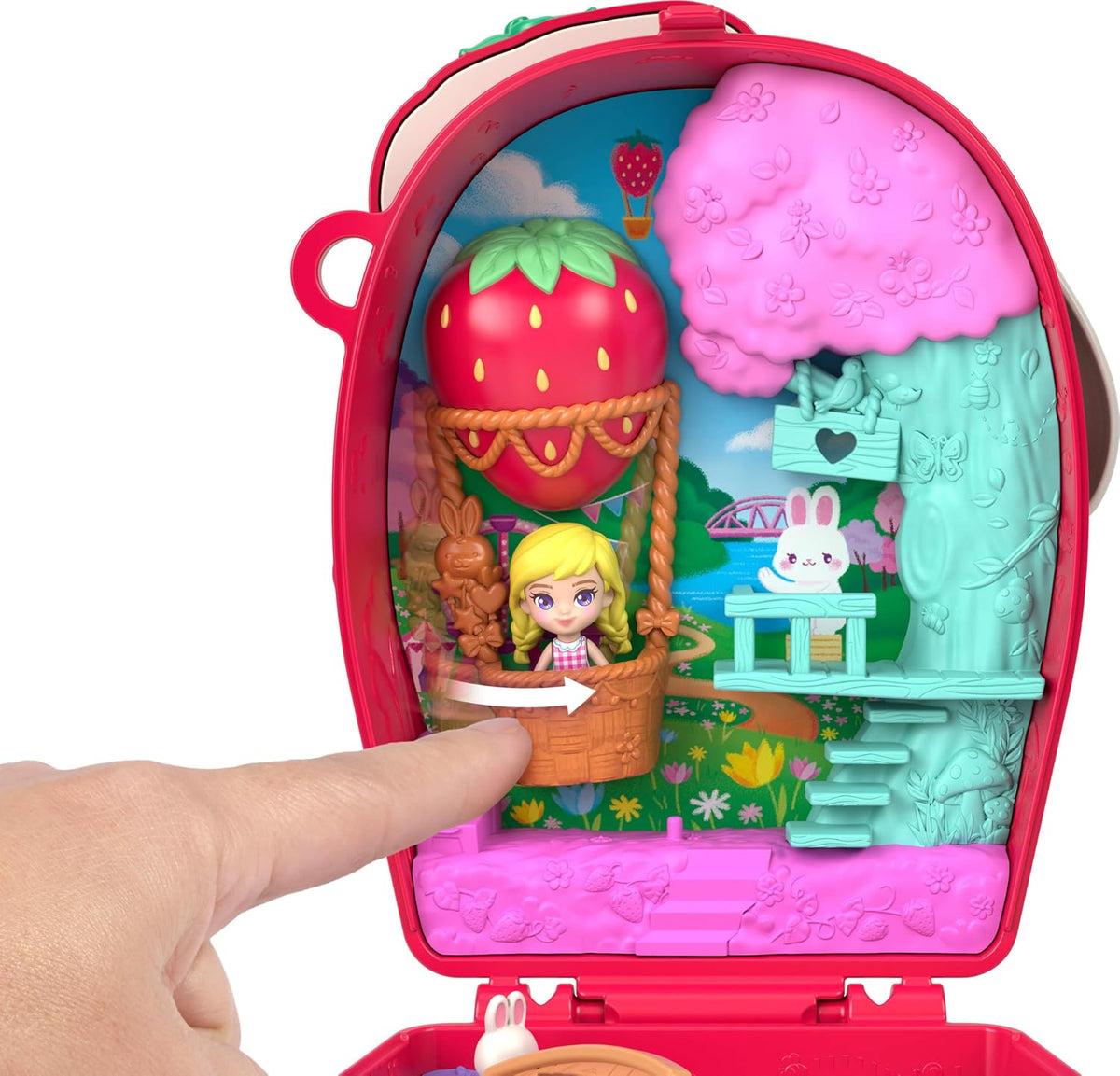 Polly Pocket Polly Mini Ο Κόσμος Της Polly Σετάκια Picnic Bunny Compact (JKC47)