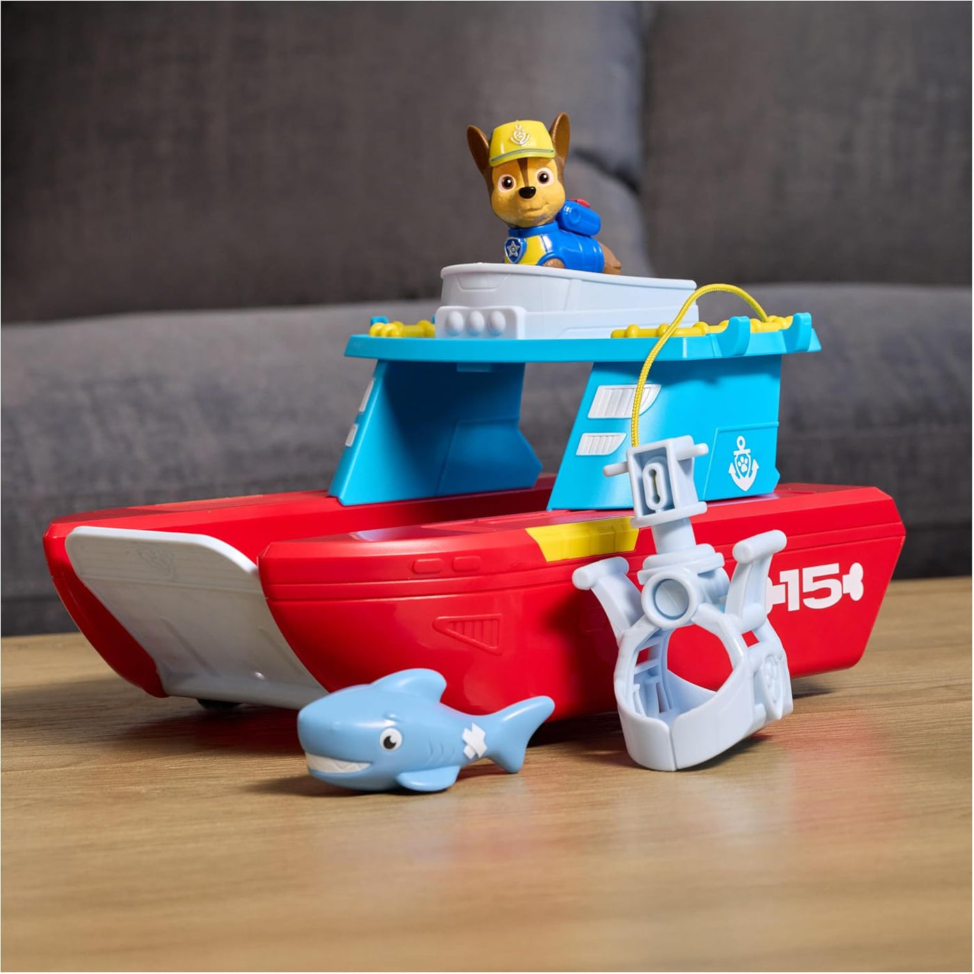 Paw Patrol Sea Patroller Vehicle Playset Chase & Shark (6074778) - Fun Planet