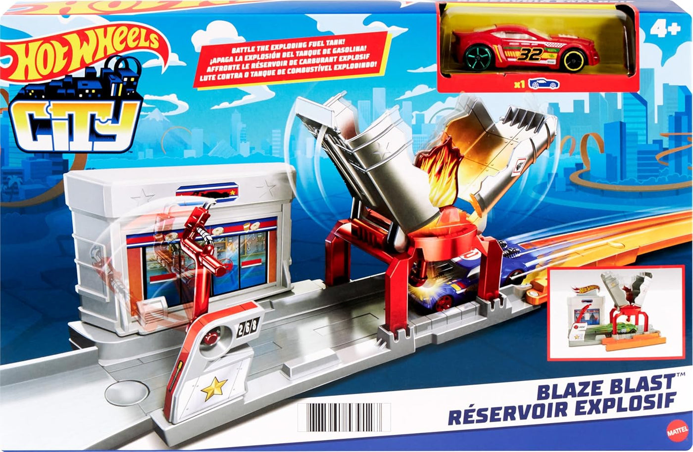 Hot Wheels City Αναδιπλούμενες Πίστες Blaze Blast (FJN36) - Fun Planet