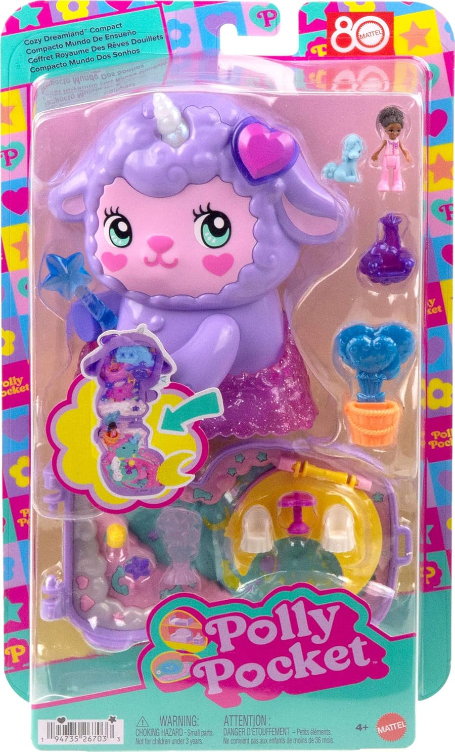 Polly Pocket Polly Mini Ο Κόσμος Της Polly Σετάκια Cozy Dreamland Compact (JCB15) - Fun Planet