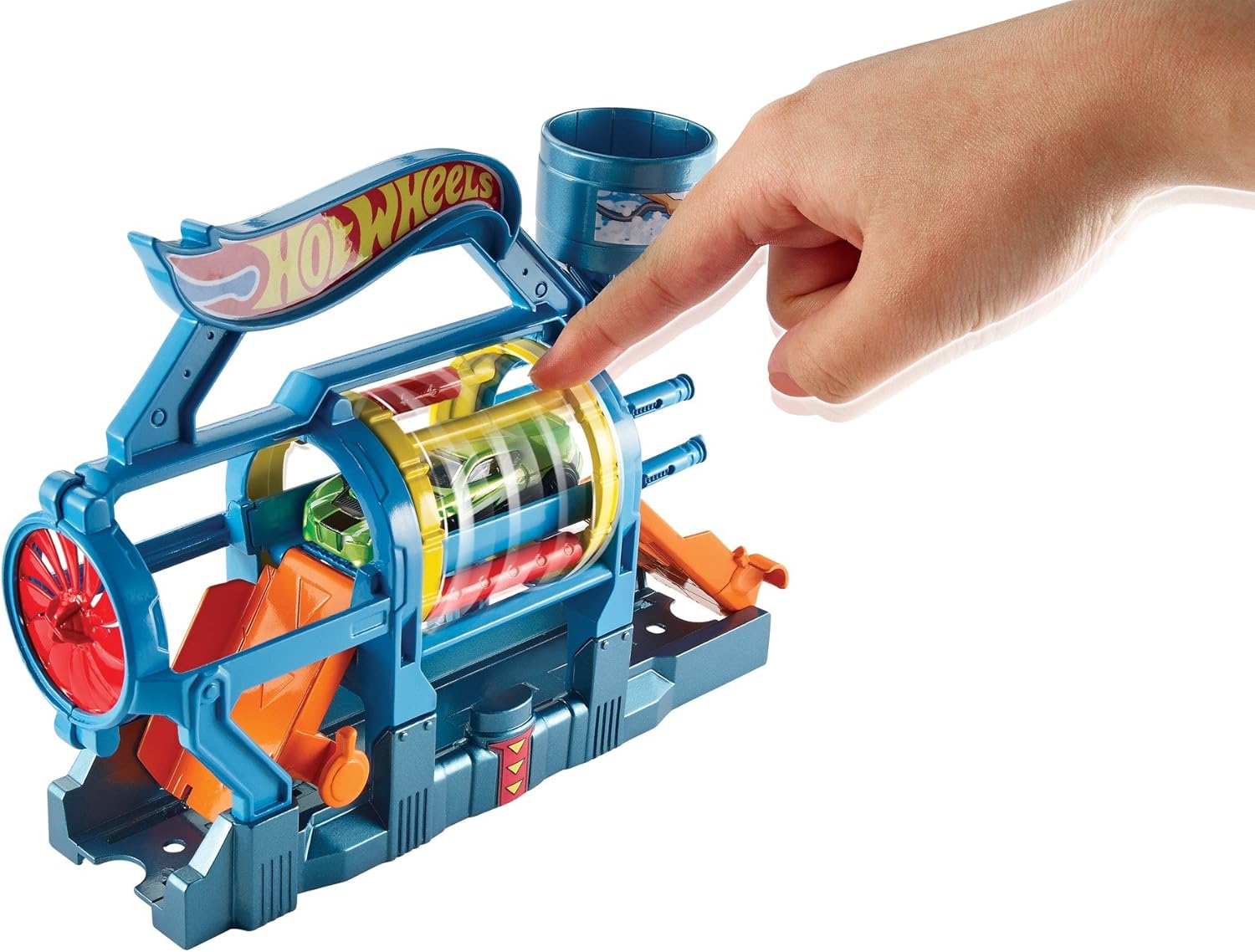 Hot Wheels City Αναδιπλούμενες Πίστες Turbo Jet Car Wash (FJN35) - Fun Planet